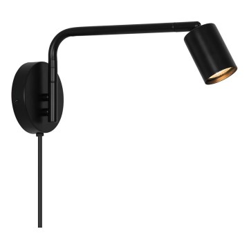 Nordlux - Επιτοίχιο σποτ φωτιστικό EXPLORE 1xGU10/5W/230V μαύρο