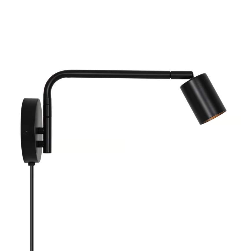 Nordlux - Επιτοίχιο σποτ φωτιστικό EXPLORE 1xGU10/5W/230V μαύρο