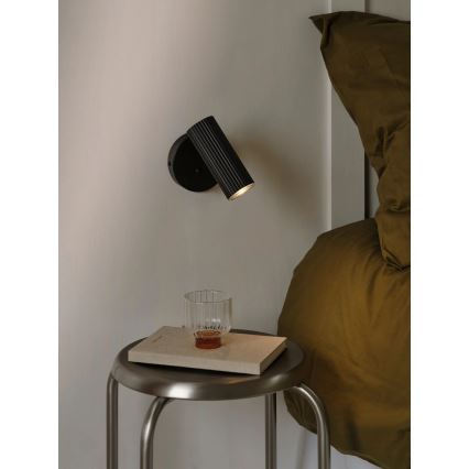 Nordlux - Επιτοίχιο σποτ φωτιστικό VICO 1xGU10/5W/230V μαύρο