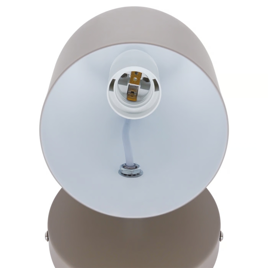 Nordlux - Επιτοίχιο σποτ GASTON 1xE27/15W/230V καφέ