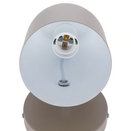 Nordlux - Επιτοίχιο σποτ GASTON 1xE27/15W/230V μπεζ
