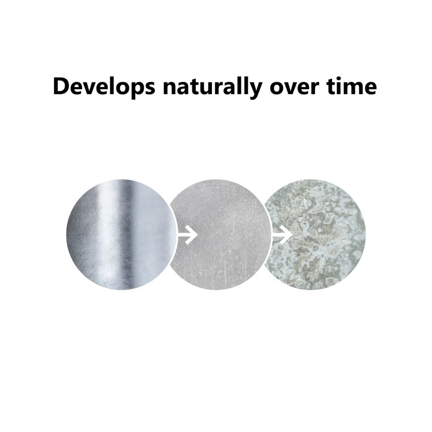 Nordlux - Εξωτερικό φωτιστικό BLOKHUS 1xE27/60W/230V IP54 ασημί 92 cm