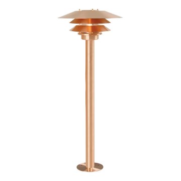 Nordlux - Εξωτερικό φωτιστικό VENO 1xE27/60W/230V IP54 χάλκινο