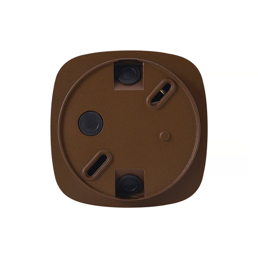 Nordlux - Εξωτερικό φωτιστικό οροφής SIDARA 1xE27/15W/230V IP54 καφέ