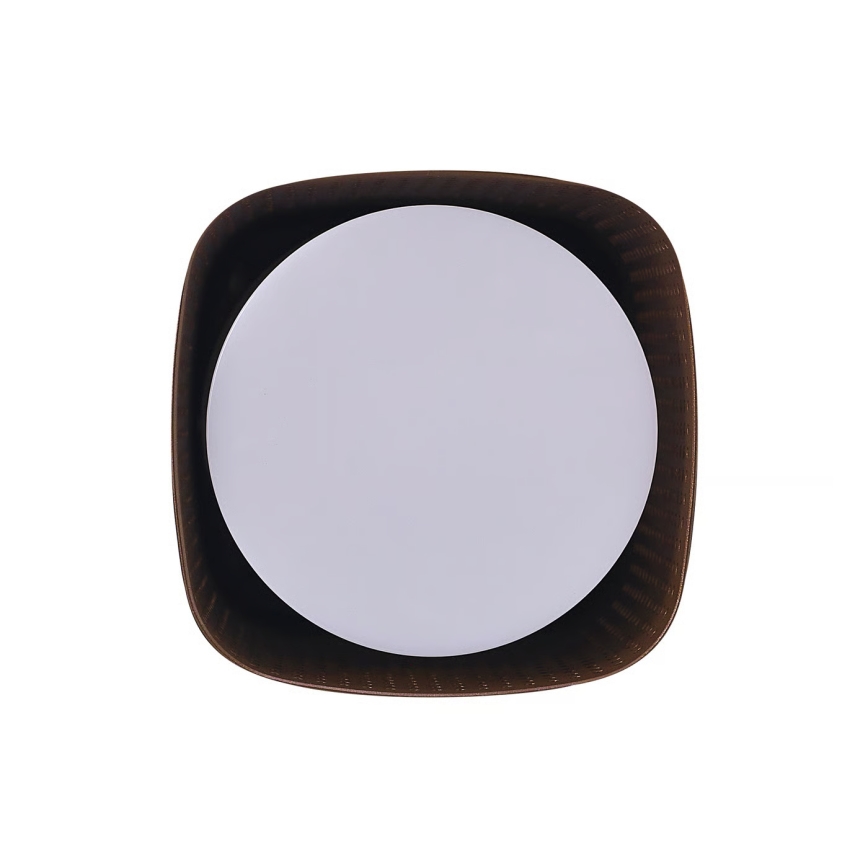 Nordlux - Εξωτερικό φωτιστικό οροφής SIDARA 1xE27/15W/230V IP54 καφέ