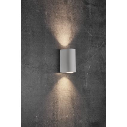 Nordlux - Εξωτερικό επιτοίχιο φωτιστικό CANTO 2xGU10/28W/230V IP44 λευκό