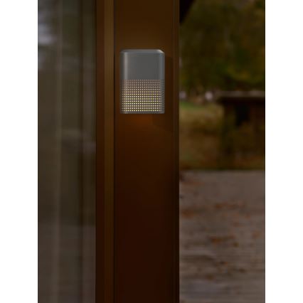 Nordlux - Εξωτερικό επιτοίχιο φωτιστικό SIDARA 1xE27/15W/230V IP54 ανθρακί