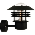 Nordlux - Εξωτερικό επιτοίχιο φωτιστικό VEJERS 1xE27/60W/230V IP54 μαύρο