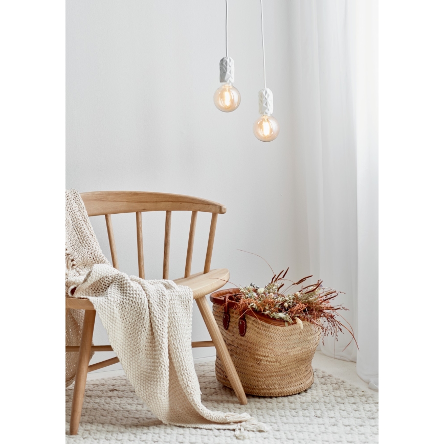 Nordlux - Ανάρτηση φωτιστικού HANG 1xE27/40W/230V λευκό