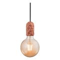 Nordlux - Ανάρτηση φωτιστικού HANG 1xE27/40W/230V χαλκός/μαύρο
