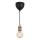 Nordlux - Ανάρτηση με ροζέτα και ντουί AVRA 1xE27/60W/230V ορείχαλκος