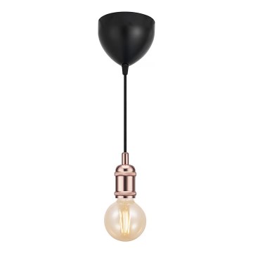 Nordlux - Ανάρτηση με ροζέτα και ντουί AVRA 1xE27/60W/230V χαλκός