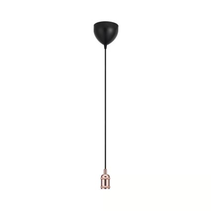Nordlux - Ανάρτηση με ροζέτα και ντουί AVRA 1xE27/60W/230V χαλκός