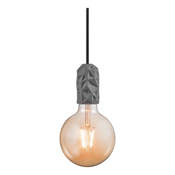 Nordlux - Ανάρτηση φωτιστικού HANG 1xE27/40W/230V γκρι/μαύρο