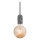 Nordlux - Ανάρτηση φωτιστικού HANG 1xE27/40W/230V γκρι/μαύρο