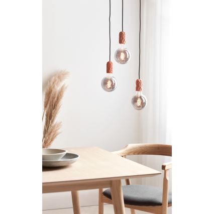 Nordlux - Ανάρτηση φωτιστικού HANG 1xE27/40W/230V χαλκός/μαύρο