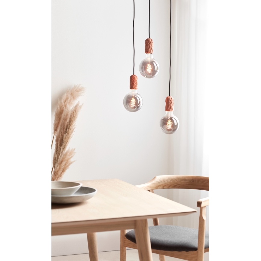 Nordlux - Ανάρτηση φωτιστικού HANG 1xE27/40W/230V χαλκός/μαύρο