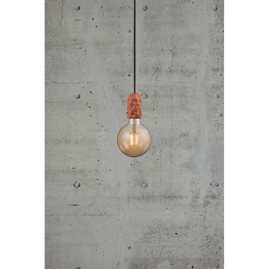 Nordlux - Ανάρτηση φωτιστικού HANG 1xE27/40W/230V χαλκός/μαύρο