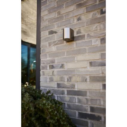Nordlux - Εξωτερικό επιτοίχιο φωτιστικό CANTO 2xLED/6W/230V IP44 ανοξείδωτο