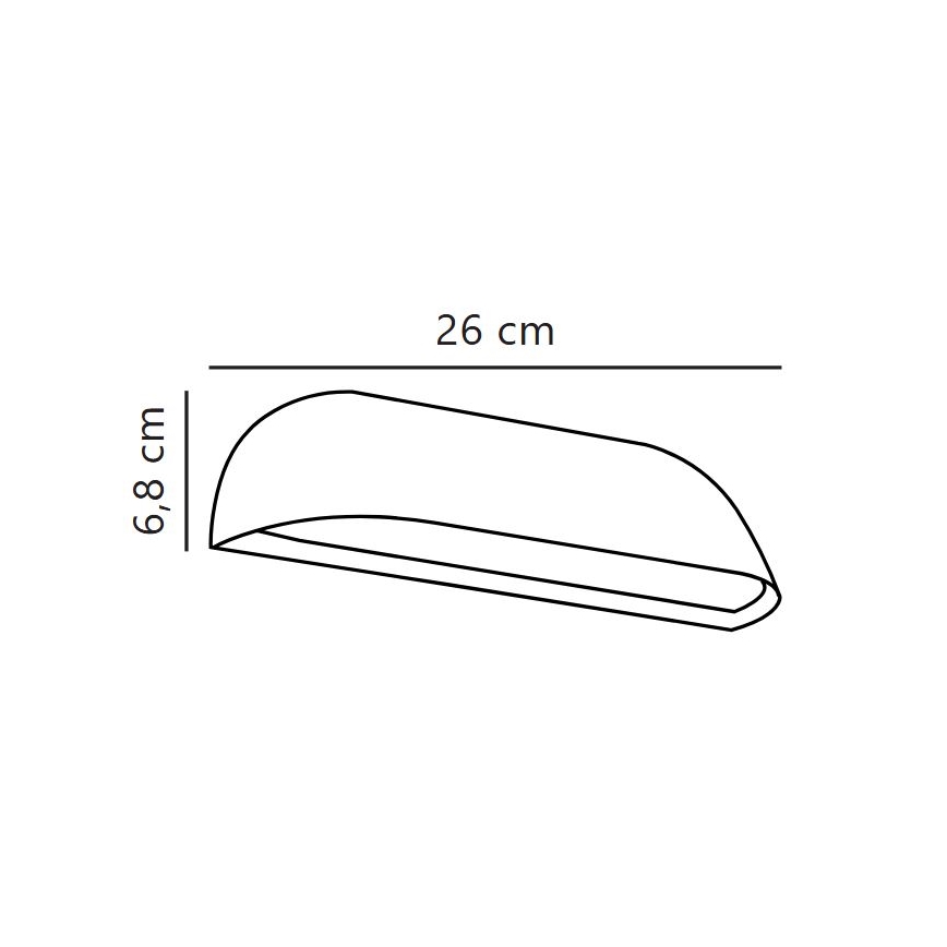 Nordlux - Εξωτερικό επιτοίχιο φωτιστικό LED FRONT LED/9,5W/230V IP44