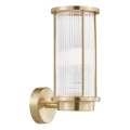 Nordlux - Εξωτερικό επιτοίχιο φωτιστικό LINTON 1xE27/15W/230V IP54 ορείχαλκος