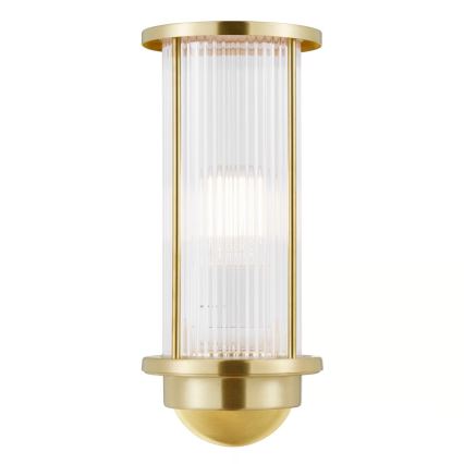 Nordlux - Εξωτερικό επιτοίχιο φωτιστικό LINTON 1xE27/15W/230V IP54 ορείχαλκος