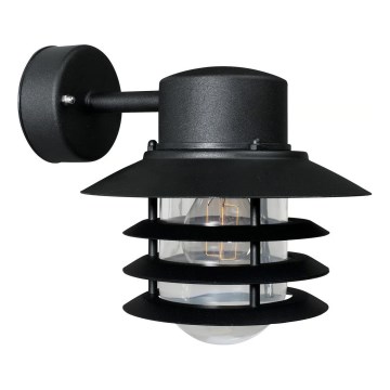 Nordlux - Εξωτερικό επιτοίχιο φωτιστικό VEJERS 1xE27/60W/230V IP54 μαύρο
