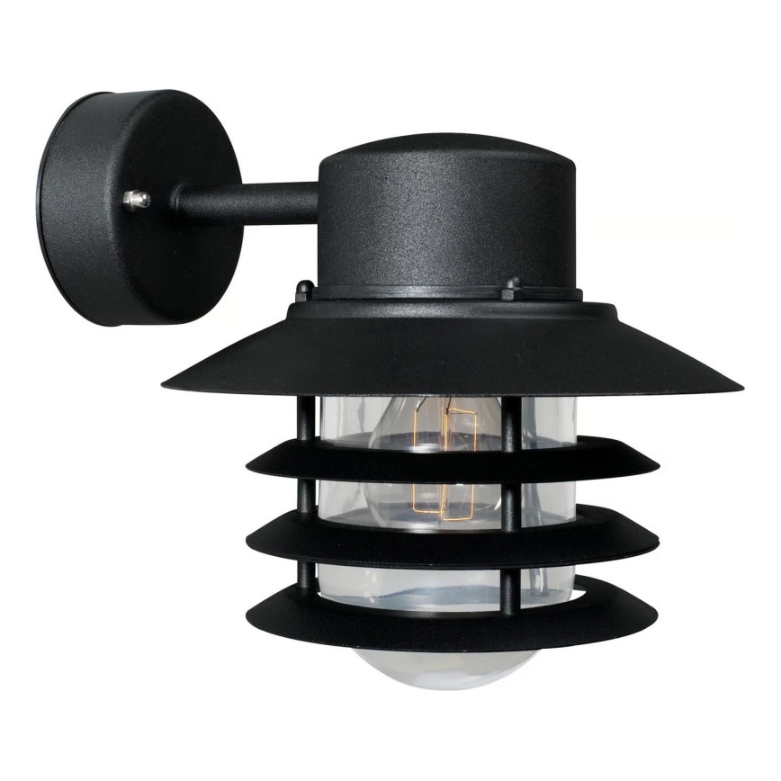 Nordlux - Εξωτερικό επιτοίχιο φωτιστικό VEJERS 1xE27/60W/230V IP54 μαύρο