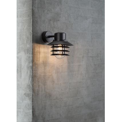Nordlux - Εξωτερικό επιτοίχιο φωτιστικό VEJERS 1xE27/60W/230V IP54 μαύρο