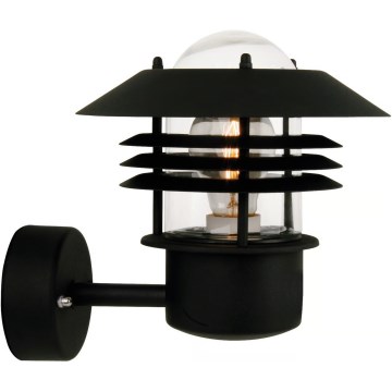 Nordlux - Εξωτερικό επιτοίχιο φωτιστικό VEJERS 1xE27/60W/230V IP54 μαύρο
