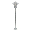 Nordlux - Εξωτερικό φωτιστικό BLOKHUS 1xE27/60W/230V IP54 ασημί 92 cm