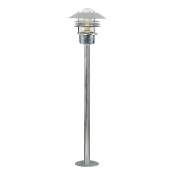 Nordlux - Εξωτερικό φωτιστικό VEJERS 1xE27/60W/230V IP54 ασημί