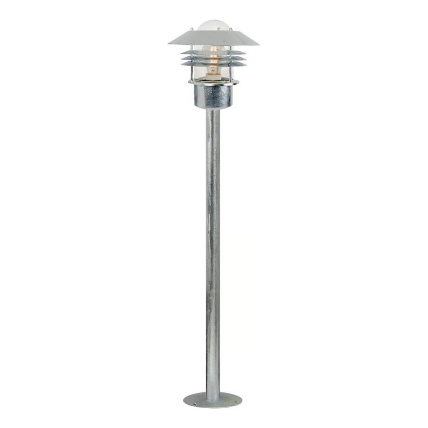 Nordlux - Εξωτερικό φωτιστικό VEJERS 1xE27/60W/230V IP54 ασημί