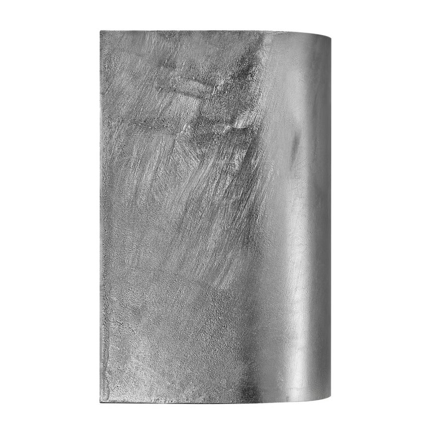 Nordlux - Εξωτερικό φωτιστικό τοίχου CANTO 2xGU10/28W/230V IP44 ασημί