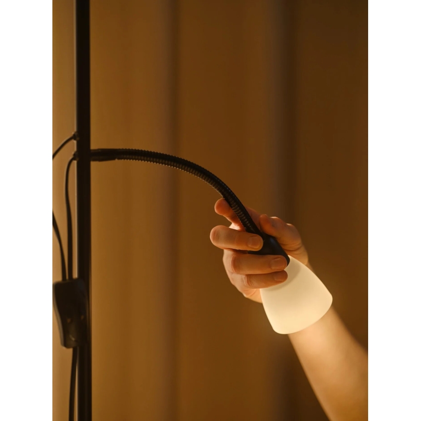 Nordlux - Επιδαπέδιο φωτιστικό LAURIA 1xE27/40W/230V + 1xE14/15W