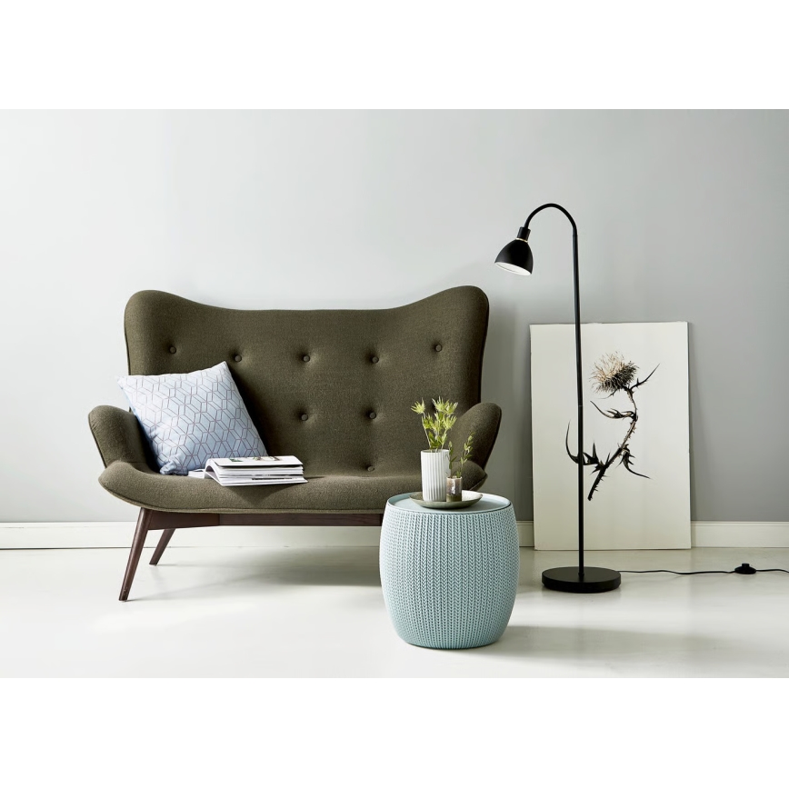 Nordlux - Επιδαπέδιο φωτιστικό RAY 1xE14/25W/230V μαύρο