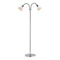 Nordlux - Επιδαπέδιο φωτιστικό RAY 2xE14/25W/230V γυαλιστερό χρώμιο