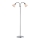 Nordlux - Επιδαπέδιο φωτιστικό RAY 2xE14/25W/230V γυαλιστερό χρώμιο