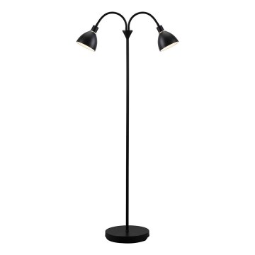 Nordlux - Επιδαπέδιο φωτιστικό RAY 2xE14/25W/230V μαύρο