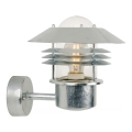 Nordlux - Επιτοίχιο εξωτερικό φωτιστικό VEJERS 1xE27/60W/230V IP54 ασημί