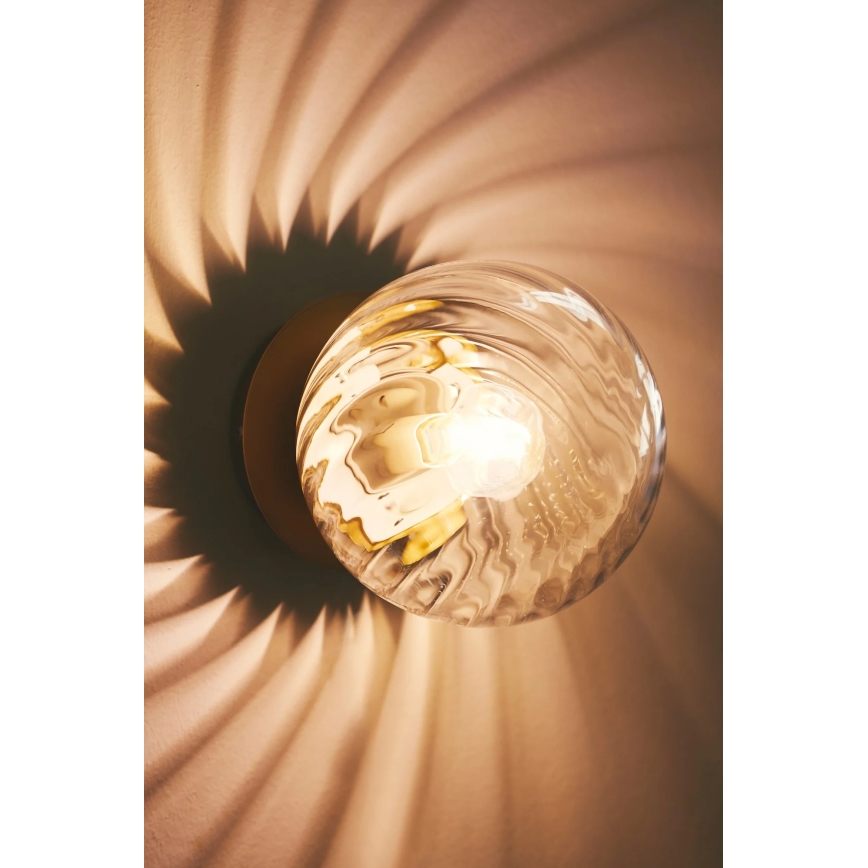 Nordlux - Επιτοίχιο φωτιστικό CHISELL 1xE14/25W/230V ορείχάλκινο