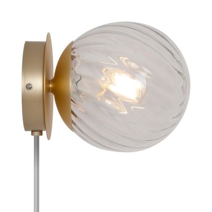 Nordlux - Επιτοίχιο φωτιστικό CHISELL 1xE14/25W/230V ορείχάλκινο