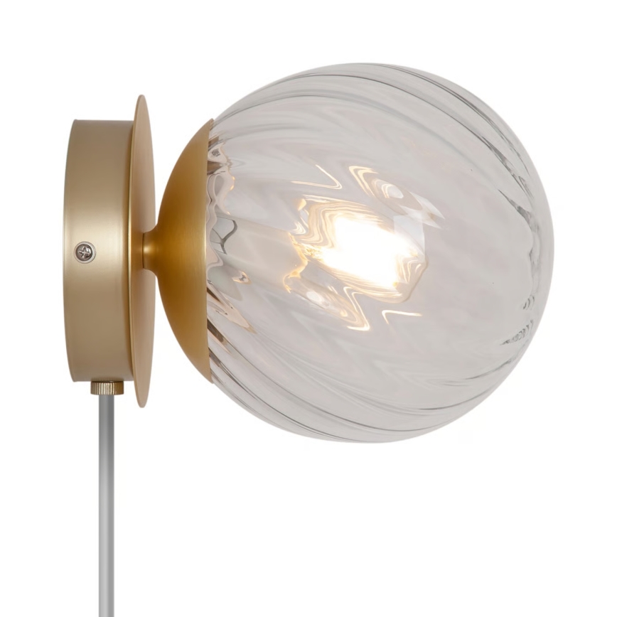 Nordlux - Επιτοίχιο φωτιστικό CHISELL 1xE14/25W/230V ορείχάλκινο