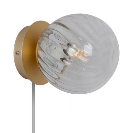 Nordlux - Επιτοίχιο φωτιστικό CHISELL 1xE14/25W/230V ορείχάλκινο