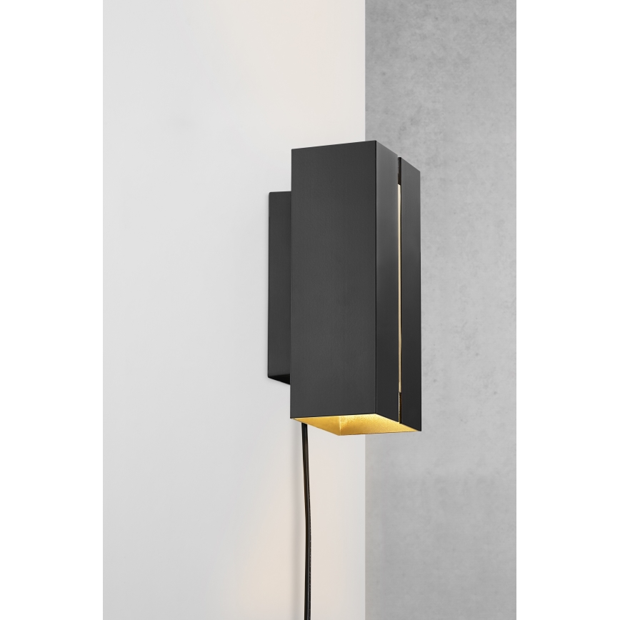 Nordlux - Επιτοίχιο φωτιστικό dimming LED CURTIZ 2xLED/4,5W/230V μαύρο