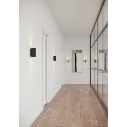 Nordlux - Επιτοίχιο φωτιστικό dimming LED CURTIZ 2xLED/4,5W/230V μαύρο