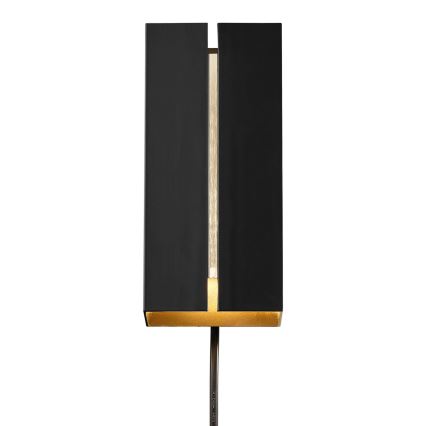 Nordlux - Επιτοίχιο φωτιστικό dimming LED CURTIZ 2xLED/4,5W/230V μαύρο