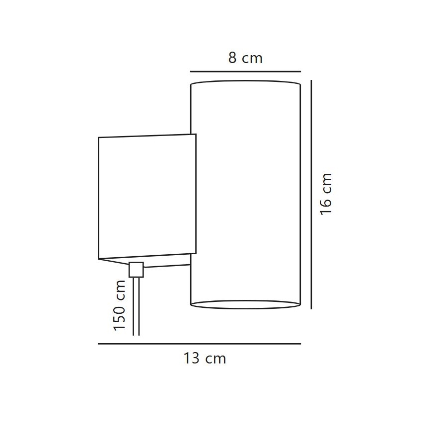 Nordlux - Επιτοίχιο φωτιστικό dimming LED MONA LED/10W/230V CRI 90