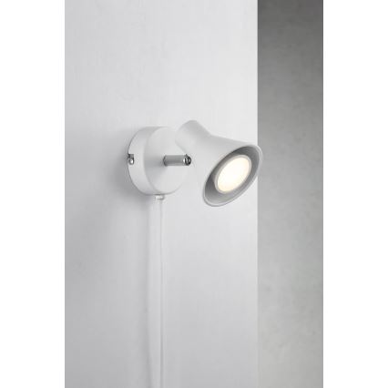 Nordlux - Επιτοίχιο φωτιστικό EIK 1xGU10/35W/230V λευκό