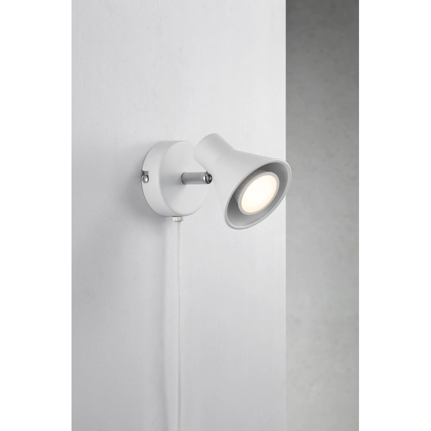 Nordlux - Επιτοίχιο φωτιστικό EIK 1xGU10/35W/230V λευκό